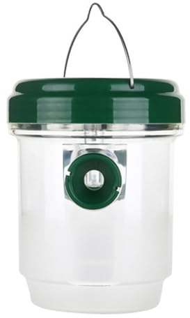 Piège à guêpes et insectes portable en matériau écologique à énergie solaire imperméable à l'eau