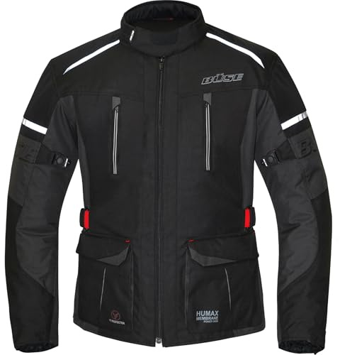 Büse Rider motorcykeljacka textil svart herr, svart, 30 kort
