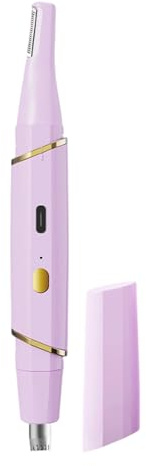 Rasuradora De Cejas Afeitadora Eléctrica con Carga USB | Recortador de Nasal de Doble Cabeza Para Nariz, Facial, Barba, Mujeres, Hombres, Hogar, Viaje y Viaje de Negocios