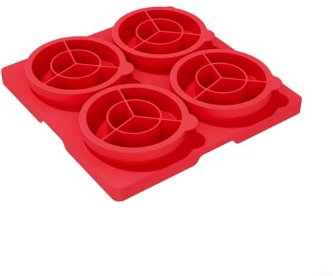 Alanmoship Presse à hamburger innovante 4 en 1 et récipient de stockage avec matériau en silicone anti-adhésif lavable au lave-vaisselle pour former des galettes empilables et congeler des galettes de