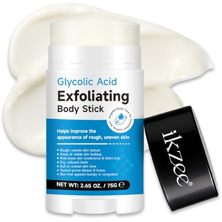 P-Beauty Glycolsäure Peeling Stick 75g - Körperpeeling mit AHA BHA - Fruchtsäurepeeling gegen Raue stellen, eingewachsene Haare & Erdbeerhaut, Erdbeerbeine - Exfoliating Body Stick für glatte Haut