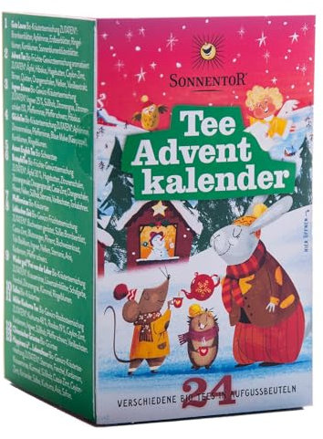 Sonnentor Tee Adventskalender Edition 2019 mit 24 Aufgussbeutel Bio (1 x 37,5 g)