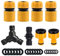Topways® Hose Connectors Fitting Set - Quick & Threaded Connectors, Y Splitter, Washers & O Rings Spares Kit