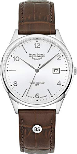 Bruno Soehnle Söhnle Klassische Uhr 17-13221-261 Dunkelbraun