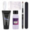 GZMAYUEN Kit de Poly Nail Gel 30ML Blanco Lechoso para Extensión de Uñas - Tubos de Construcción White - Kit de Gel