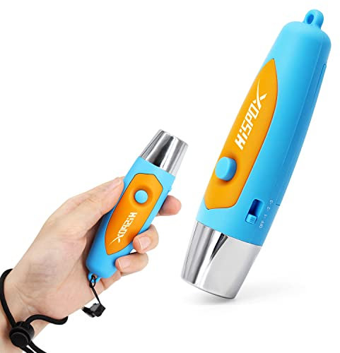 HISPOX Sifflet électronique pour entraîneurs, arbitres, enseignants 3 tons (Bleu)