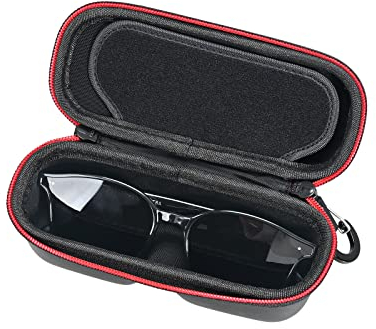 RLSOCO Sonnenbrille Fall-Leder Tasche für Ray-Ban Sonnenbrille 0RB4227/0RB4171/0RB3183/RB3016/RB2180/0RB4259/0RB3447/0RB3016/RB3183/RB3025/0RB2027/‎0RB2180/0RB2198/RB3025/0RB4387/RB3025 und mehr