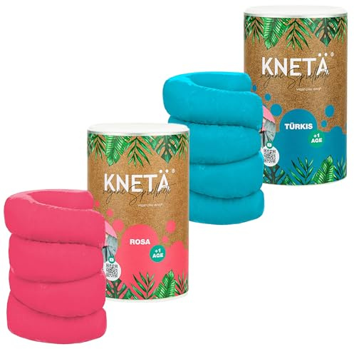 KNETÄ KNET Set I SPARBUNDLE I XXL Papierdose (1.000g) - Vegane Spielknete für Kinder ab 1 Jahr I Made in Germany (Bundle S (1) I Knete Kindergarten
