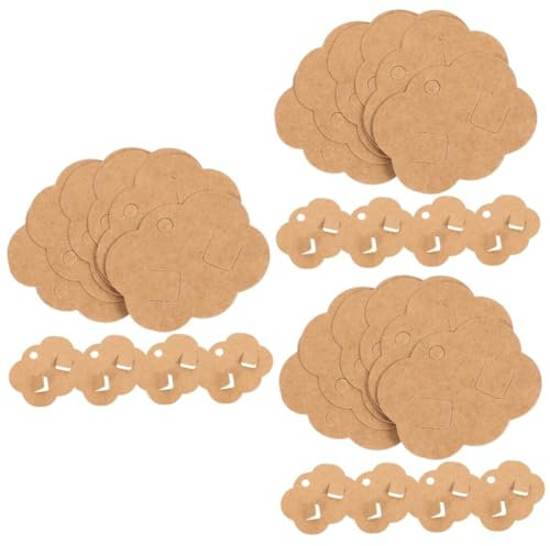 LALAFINA 300 Stück Haarnadel-Karte Haarband Schleife Haarschmuck Haarspangen Display-Halter Juwelen Für Haare Haarnadel-Display-Karten Halskette Display-Karten Schmuck-Karten