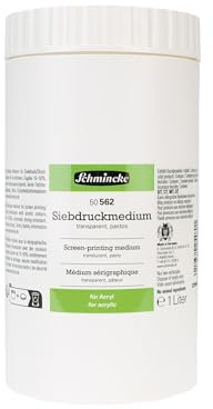 Schmincke - Siebdruck, 50 562 051,1000 ml, Hilfsmittel Siebdruckmedium, Druckmedium für Acrylfarben