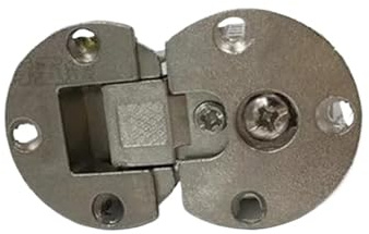 BSAXITHZB Bisagra en Forma de G semicírculo de Doble Copa Tipo BC Superior e Inferior Puerta de 8 Grados bisagra Oculta Copia Plana bisagra de gabinete de Puerta Plegable