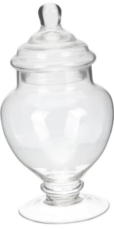 SHOWERORO Elegante Recipiente De Vidrio Para Guardar Alimentos Como Frutos Secos O Chocolate