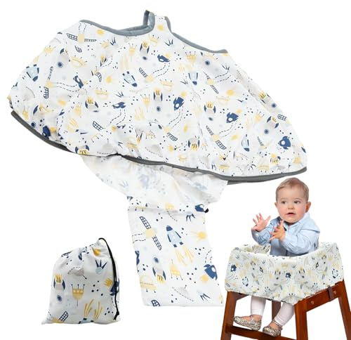 Housse De Chariot Pour Bébé Coussin de siège doux pliable et portable