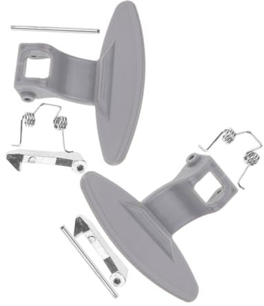 BUGUUYO 2 Juegos Accesorios para Puerta de Lavadora Compatible con Lg Kit de Manija y Cierre de Puerta de Tambor Instalación y Reemplazo Sin Herramientas
