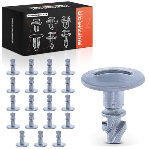 Frankberg 20 clip di montaggio per protezione motore in metallo 8D0805121 | Compatibile con: P.a.s.s.a.t Variant 3B5, 80 Avant 8C5, A4 8EC, A8 4E2 4E8, A6 Avant 4A5, 80 Avant 8C B4, 100 4A2