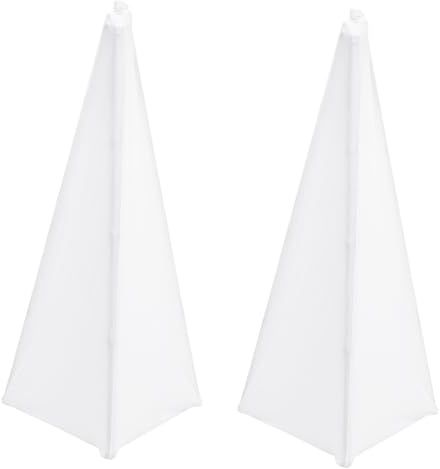 WHAMVOX Soporte de Altavoz de Escenario Ajustable Color Blanco 2 Piezas