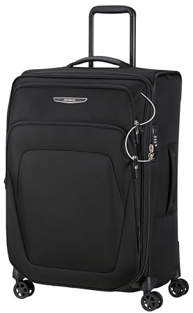 Samsonite Spark SNG Eco - Maleta Blanda 67 cm Mediana - Maleta Trolley con 4 Ruedas, Cerradura TSA, Ligera y Expandible - Negro (Black)
