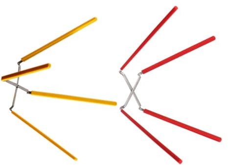 SHINEOFI Set 2 Supporti Pieghevoli per Griglia di Raffreddamento Torta Chiffon 5-8 Pollici Struttura a 4 Gambe in Acciaio Resistente con Silicone Stabile e Portatile per Raffreddare