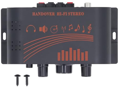 CHICIRIS Mini Amplificatore di Potenza, Amplificatore Stereo HiFi 2 X 20 W con 5.0 Suono Chiaro e Potente a Bassa Distorsione per Home Theater, Altoparlanti, TV, Computer, Telefono