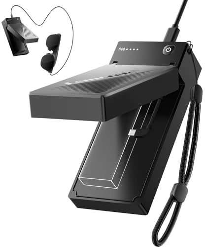 Lemorele Adaptador HDMI a USB-C 4K@60Hz con Batería 5000mAh para Gafas AR | Autonomía aprox. 3,5 h; compatible con Fire TV Stick HD/4K/4K Max y pantallas USB-C compatibles con entrada de vídeo