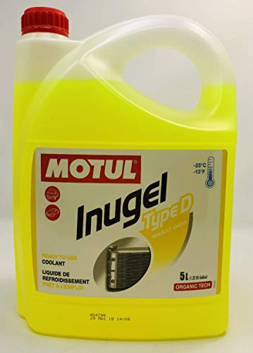 MOTUL Antigelo Refrigerante Speciale Motori Renault Inugel Type D, 5 litri