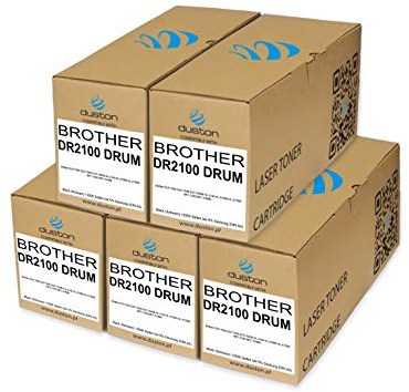 duston 5X DR2100, DR-2100 Trommel kompatibel zu Brother DCP-7030 DCP-7040 DCP-7045N HL-2140 HL-2150N HL-2170W MFC-7320 MFC-7440N