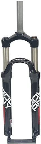 STRTG 24 Zoll Fahrrad Federgabel, 1-1/8 '' Leichte Aluminiumlegierung MTB Mountainbike Scheibenbremse Schultersteuerung Federweg 100Mm Fahrradteile B,24inch