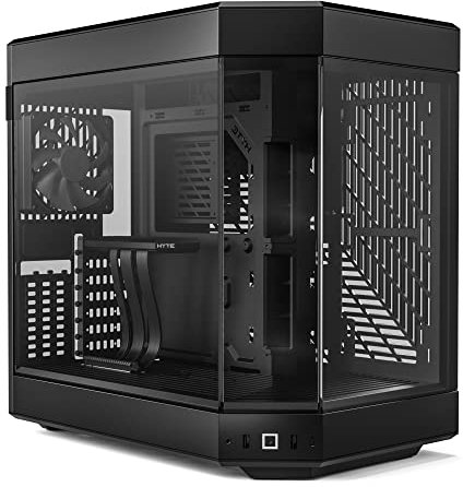 HYTE Y60 Black 3-Piece Tempered Glass Dual Chamber Mid-Tower ATX Case