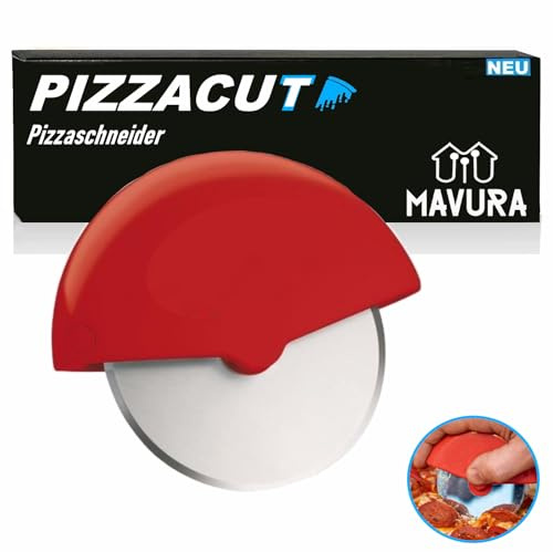 PizzaSvz XXL pizzarulle pizzarad pizzakniv pizzasmör, rullkniv, diskmaskinssäker med vasst blad i rostfritt stål