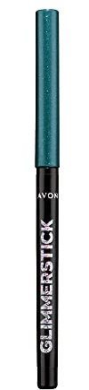 AVON Glimmerstick Diamonds Eyeliner Teal Sparkle | Wasserfester Kajalstift mit Vitamin E und Schimmereffekt für präzise Lidstriche, türkisfarbener Schimmer