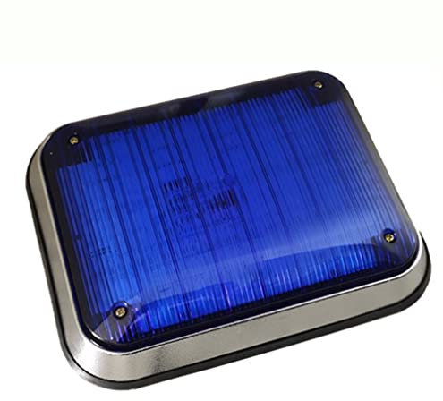 12v Red Blue Amber White Police Lampeggiante Stroboscopi Stroboscopi Ambulance Auto Luci di Flash Motori A LED Lampare Strobe,Blu