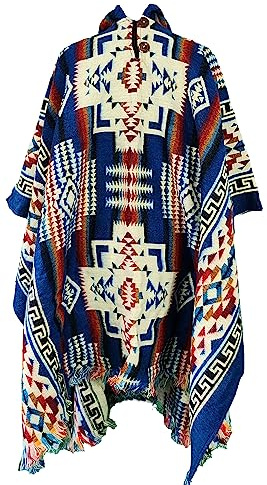 Poncho Men - Alpaca Wool Poncho Men - Clint Eastwood PONCHO - Alpaca Fur Ponchos - Mexican Ponchos for Mens