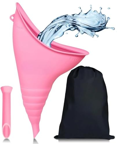 SHIHOU Uriniergerät für Frauen, tragbares Urinal für Frauen, Toilette und mobile Toilette, Rosa