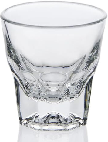 Necessia Premium Cortado Glasses 4.5oz – Set of 2, Heat-Treated Tempered Glass, Elegant Espresso Cups, Durable Barista-Grade Coffee Glassware
