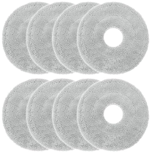 Panni Mocio per Dreame L10 L20 L40 L50 X30 X40 X50/ Mova E30 V50 P10 P50 | Ricambi Compatibile con Dreame L10 L10S L20 L30 L40 L50 X30 X40 X50 (Pro) Ultra/ Mova E30 V50 P10 P50 (Pro) Ultra (8 Panni)