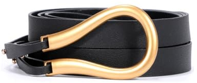 Oyccen Cintura in Pelle PU Sottile da Donna Cinture a Vita Sottile Regolabili Cinturino Decorativo per Vestito