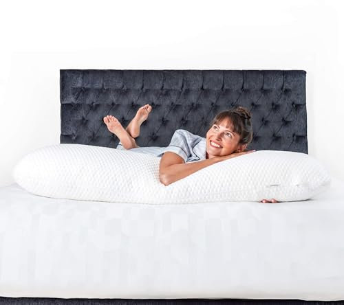 Aricove Körperkissen für Erwachsene, Seitenschläferkissen für Bett, Ganzkörperunterstützung in langer und großer Größe, Tencel-Lyocell-Bezug, fester Memory-Schaum und weiche Mikrofaser, 50,8 x 137,2