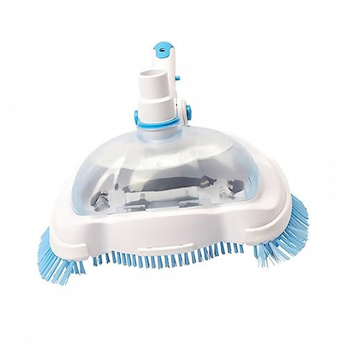 Kisangel Professional Pool Vacuum Brush Head Swimming Pool Cleaning Tool Easy Install Remove
