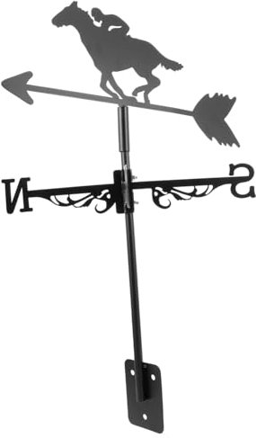 TOYANDONA Girouette Décorative Métal pour Toit De Jardin Ou Terrasse Indicateur De Direction Vent