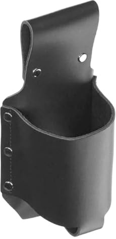 bogniga PU Leather Beer Holster Bottle Holders 2pc Holster Portable Bottle Waist Beer Belt Bag Handy Wine Bottles Beverage Can Holder(Black)