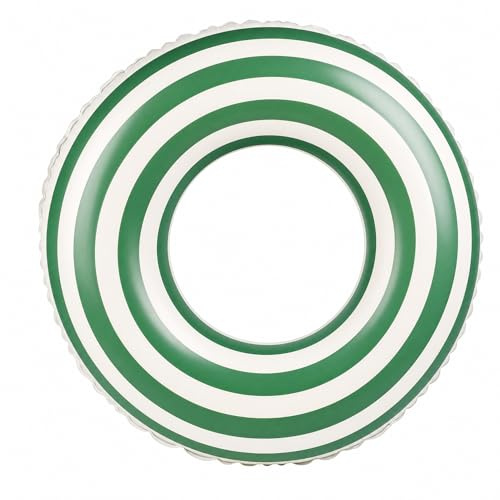 FainFun Anello di Nuoto Gonfiabile, Tubi da nuoto, Galleggiante da Piscina, per Estate, Spiaggia, Feste Estive in Piscina (1, Verde scuro, 90)