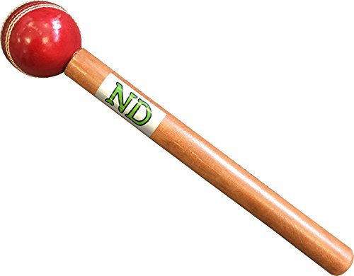 ND Sports Heavy Duty Cricket Ball Mallet – Multi-Coloured Wooden Ball Mallet for Knocking In and Bat Preparation – Perfect for Cricket Bat, Ball, and Accessories Like Shoe Horn