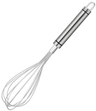 F-HOME Fouet, Mini Fouet De Cuisine en Fil d'acier Inoxydable, Batteur Manuel, for Mélanger, Fouetter, Battre Et Remuer, Grande Taille