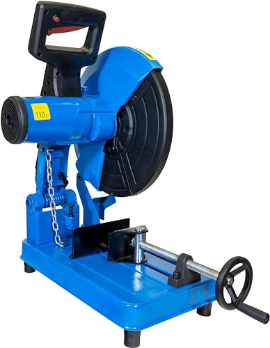 Güde 40558 Metallkreissäge GMK 355 2.3 (220-240 V, 2200 W, 1450 1/min, geeignet für Nichteisenmetalle wie Stahl und Aluminium) Blau