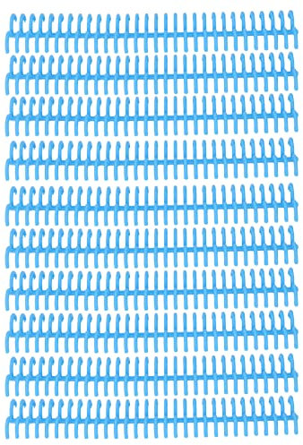 10 Stück Bindekämme, Kamm Binderücken Spiralbinderücken,22mm 30 Ringe Schwarzer Kunststoff Loseblatt Bindekämme A4 Bindekapazität 180 Seiten Schreibwaren Buchring für Notizbuch Sammelalbum