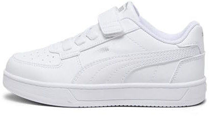PUMA Unisex Kids Caven Velcro Pre-school Sneaker, 2 0 White Silver Black, 10 UK Child
