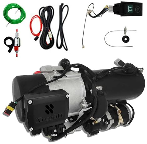 XiangMY 24V 10KW Hydronic heizung, Dieselheizung 310S Edelstahl Flüssiger Brennstoff Heizung Diesel Warmwasserbereiter für Boot, Wohnwagen, Wohnmobil