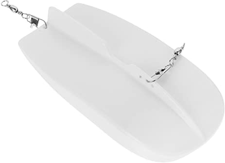 BESPORTBLE Planche De Plongée pour Traîne Outil Leurre Blanc Accessoire pour Eaux Moyennes Et Profondes