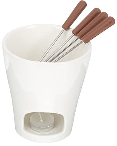 Alipis Keramikofen Schokoladenfondue Schmelztiegel Butterfondue Käsefondue Zubehör Einfach Zu Verstauen