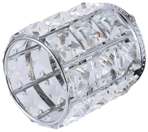 BCOATH 1stück Retro Wasserfall Kristall Makeup Organizer Eleganter Pinselhalter Silber Zur Aufbewahrung Von Kosmetikpinseln Und Make-up Zubehör Passt Zu Jedem